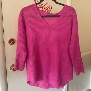 Pink sweater